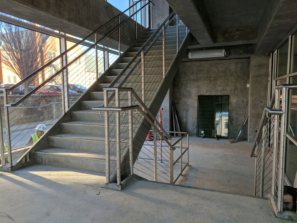 Stairs area